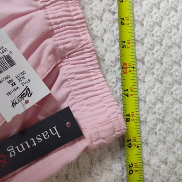 Hasting & Smith Women's Pink Shorts Pull On Elastic Drawstring - Picture 5 of 7